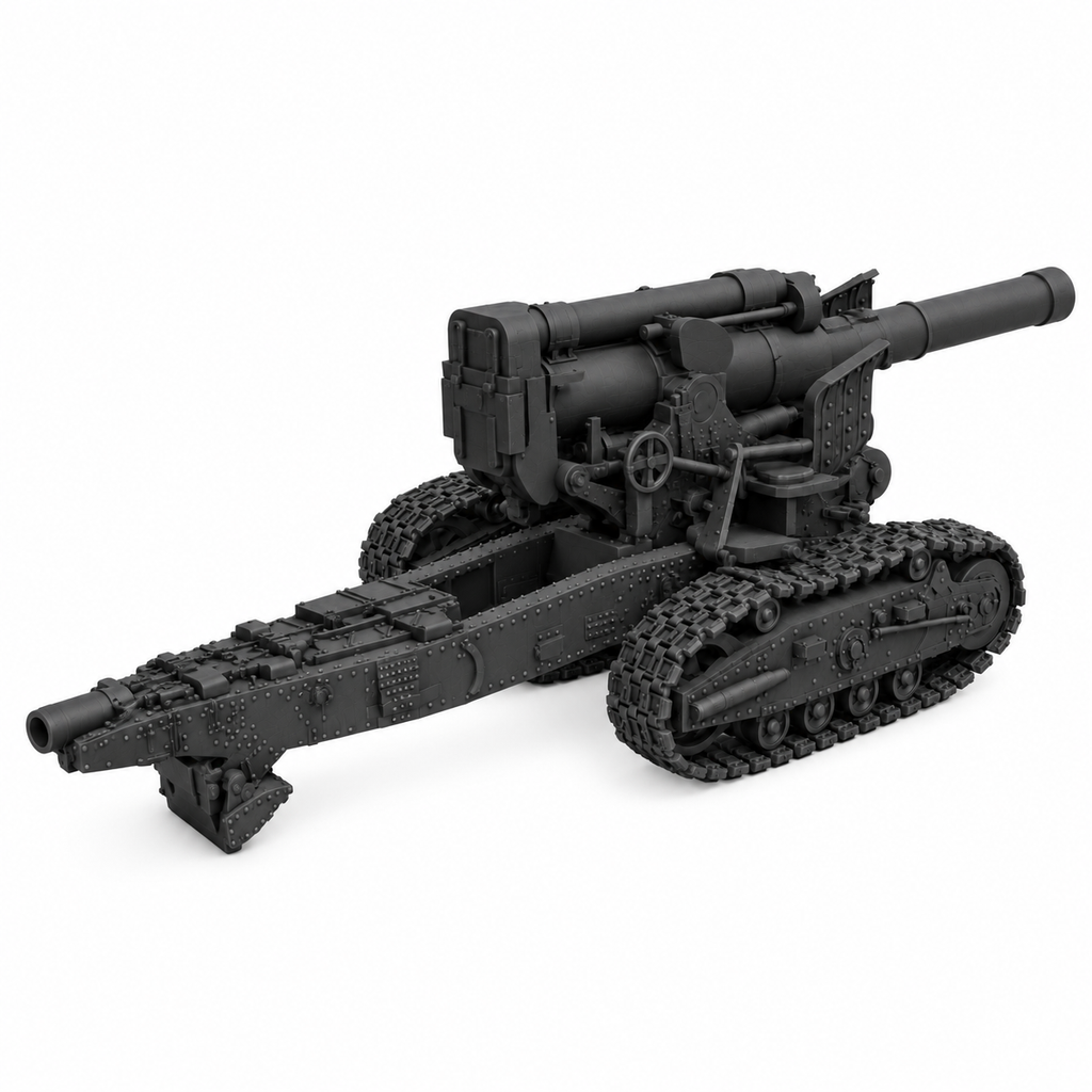 SSMODEL 1/72 1/144 Multi Scale B-4 203mm Heavy Howitzer Tank MODEL kit TSS0004