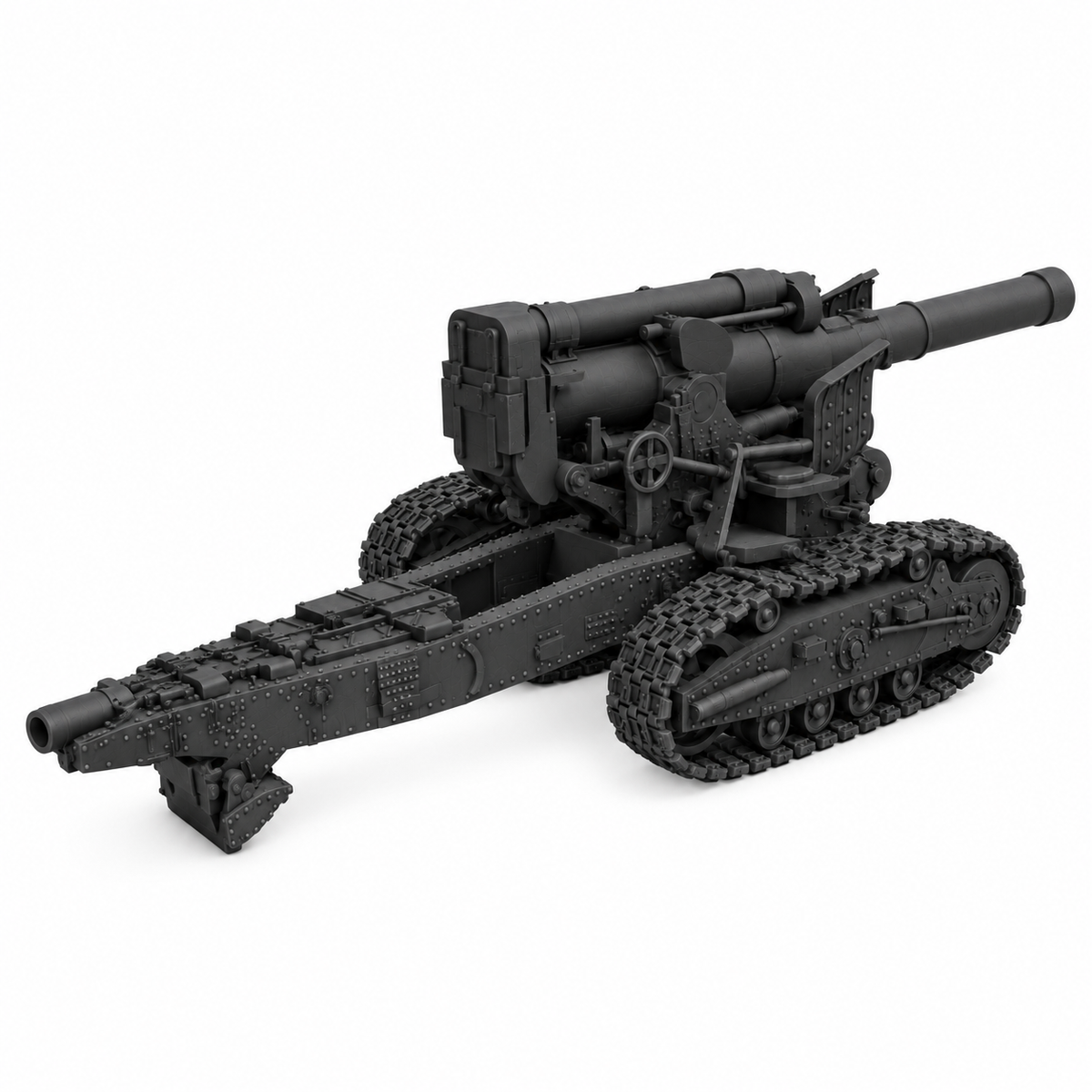 SSMODEL 1/72 1/144 Multi Scale B-4 203mm Heavy Howitzer Tank MODEL kit TSS0004 — detail view 4