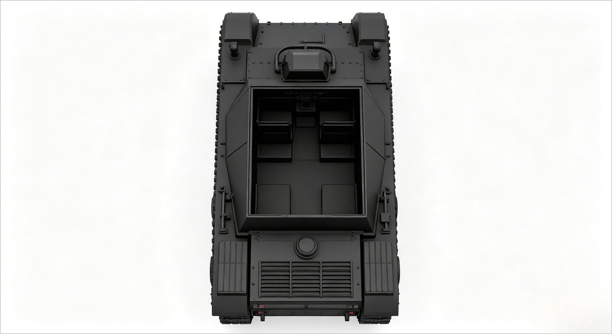 SSMODEL 1/72 1/144 Multi Scale Straussler V-4 tank Resin Model Kit TSS0252 — detail view 5