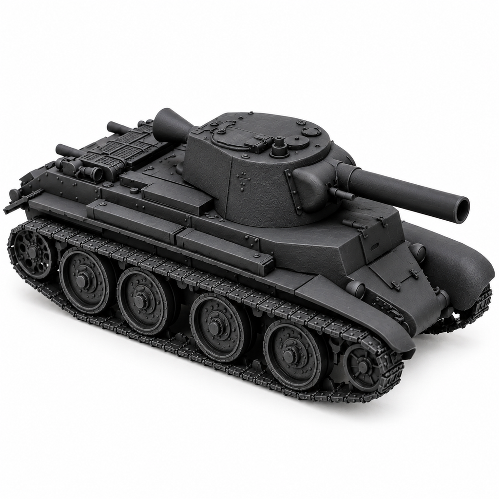 SSMODEL 1/72 1/144 Multi Scale BT-7-203 soviet fictional light tank Kit TSS0097