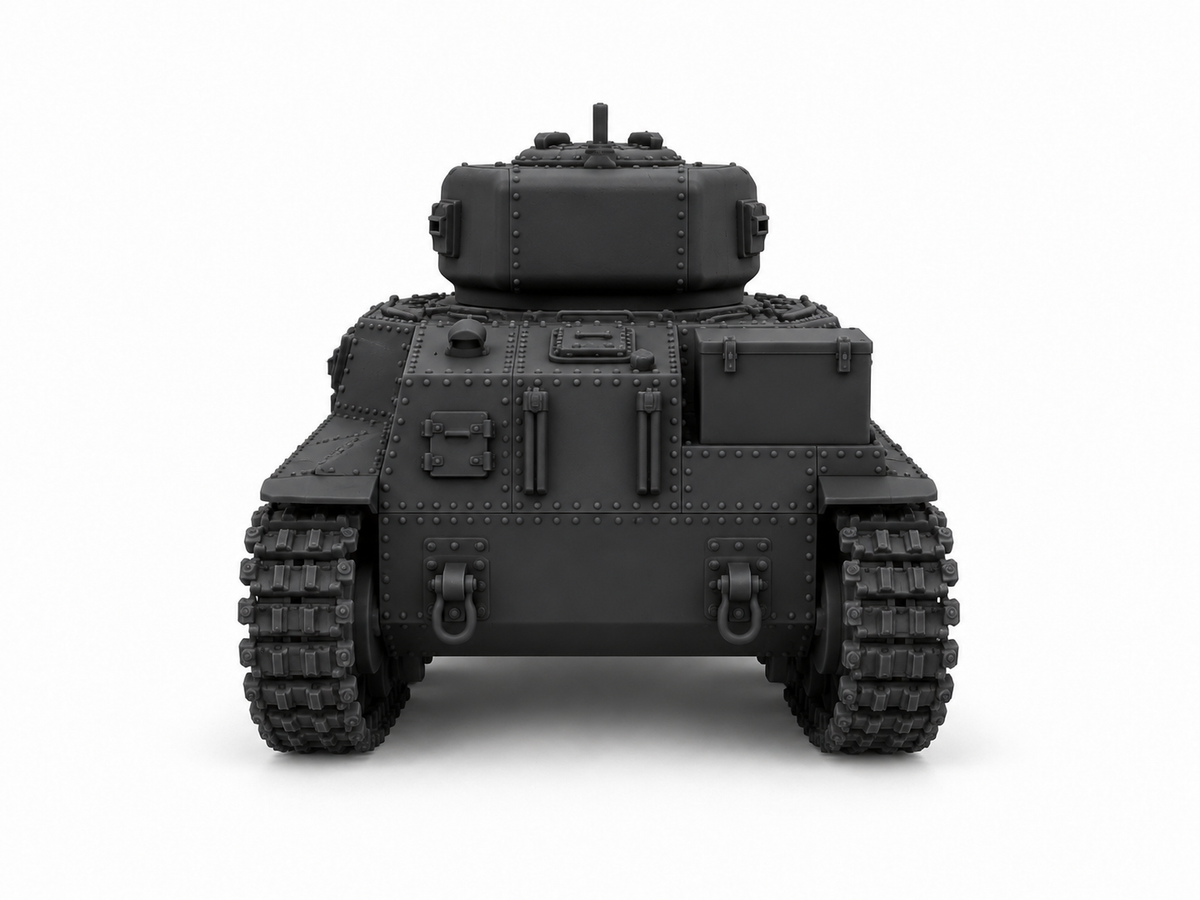 SSMODEL 1/72 1/144 Multi Scale M3 Grant Medium Tank UK WW2 Tank MODEL TSS1302 — detail view 4