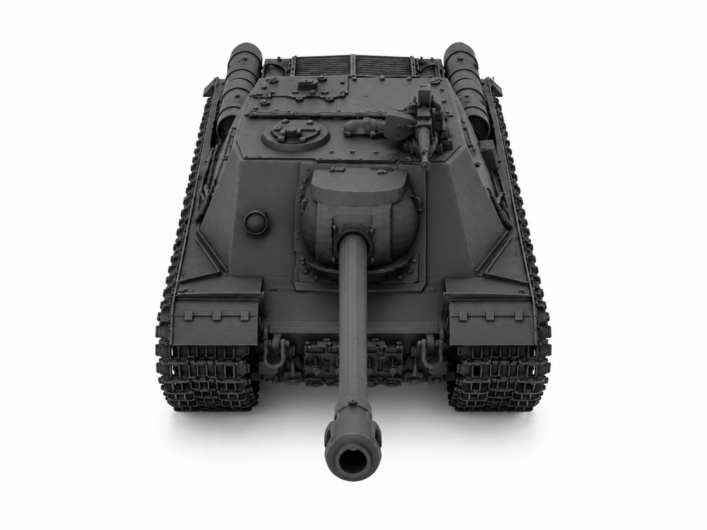 SSMODEL 1/72 1/144 Multi Scale ISU-122s Tank Resin MODEL kit TSS0032