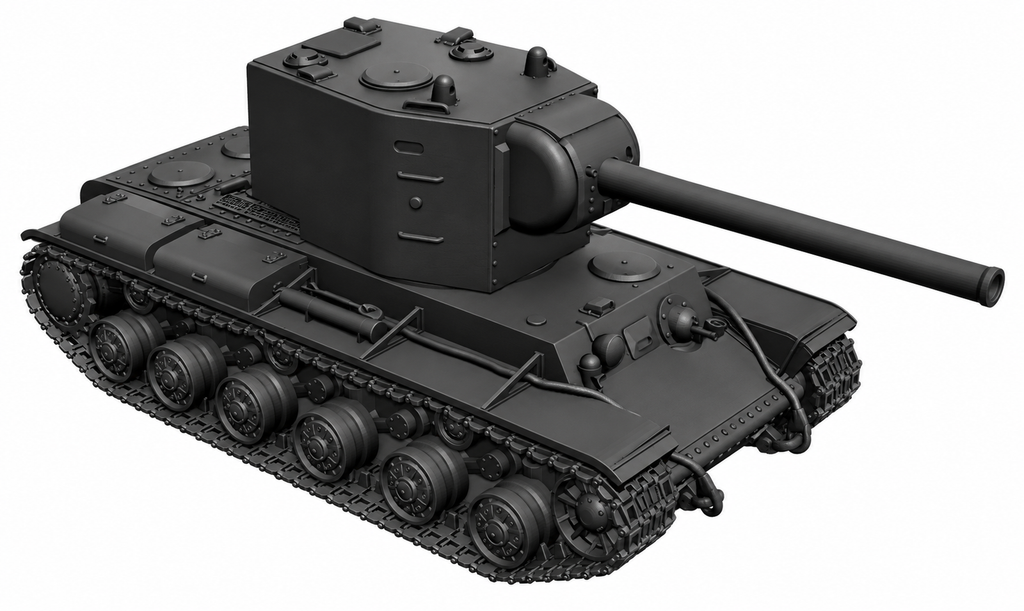 SSMODEL 1/72 1/144 Multi Scale KV-2 ZiS-6 Soviet experimental tank MODEL TSS0138
