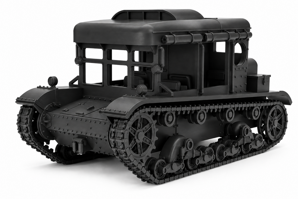 SSMODEL 1/72 1/144 C7P artillery tractor Poland Resin MODEL KIT TSS1463