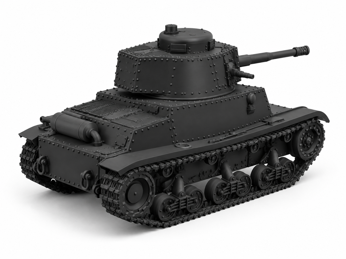 SSMODEL 1/72 1/144 Multi Scale S-I SPO tank Resin Model Kit TSS0277 — detail view 3