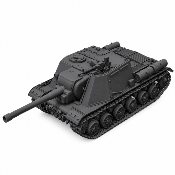 SSMODEL 1/72 1/144 Multi Scale ISU-122 Tank Resin MODEL kit TSS0033