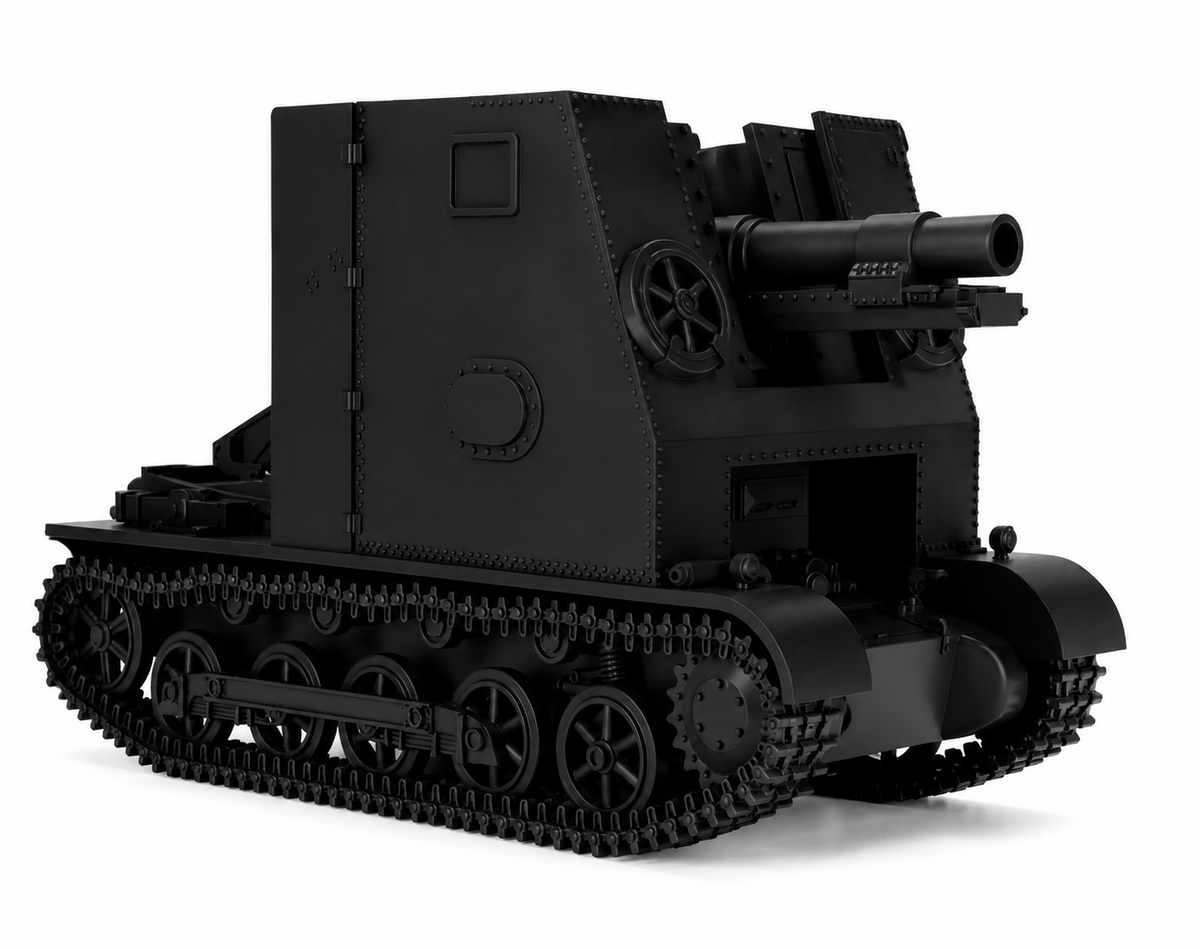 SSMODEL 1/72 1/144 Multi Scale Sturmpanzer I Bison Ausf.B Tank MODEL kit TSS1358 — detail view 12