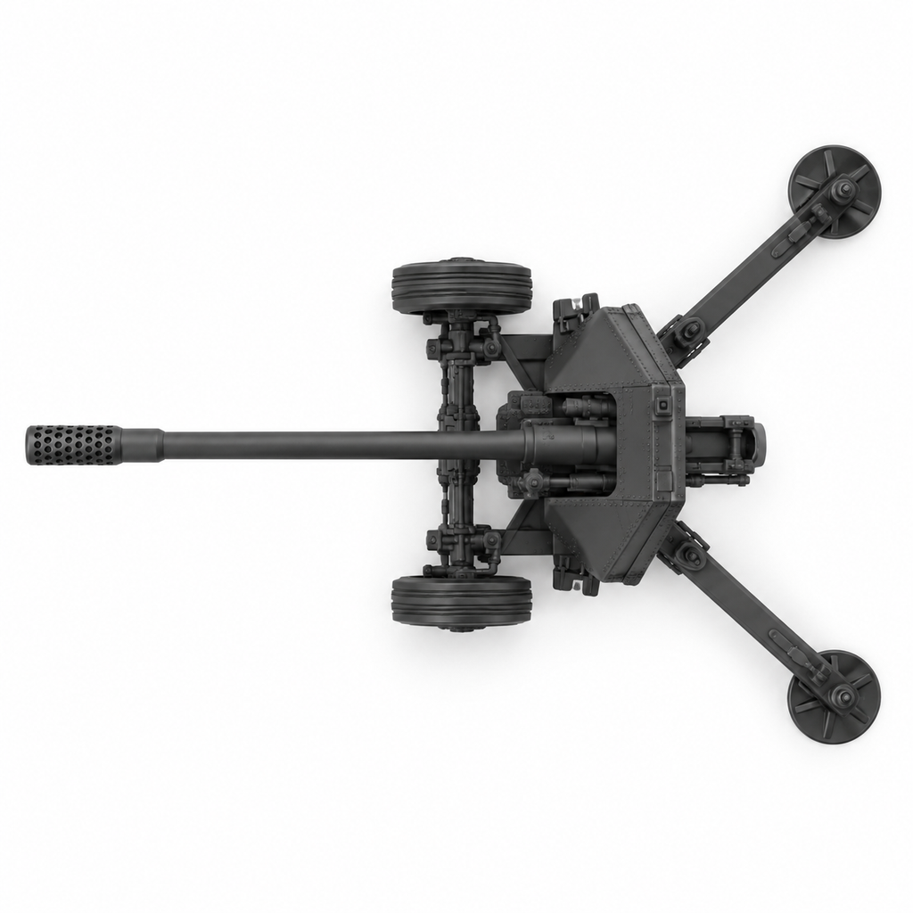 SSMODEL 1/72 1/144 Multi Scale 128mm anti-tank Pak 44 Resin MODEL KIT TSS1515