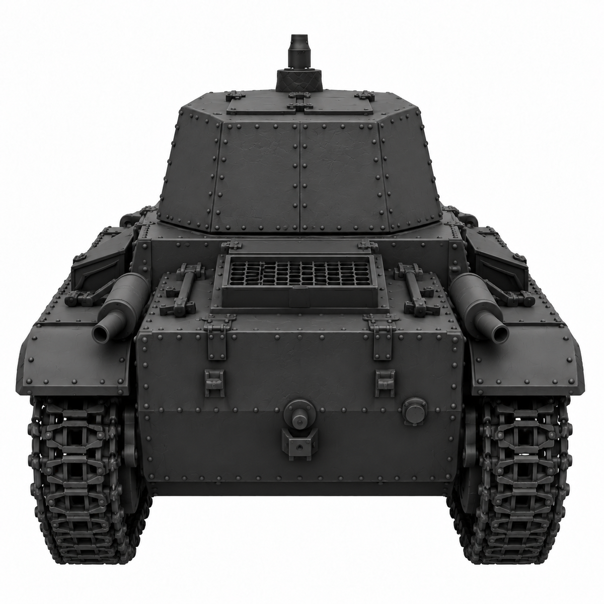 SSMODEL 1/72 1/144 Multi Scale T-26 with N.I. Dyrenkov turret Model Kit TSS0054 — detail view 5
