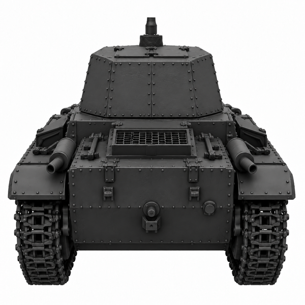 SSMODEL 1/72 1/144 Multi Scale T-26 with N.I. Dyrenkov turret Model Kit TSS0054