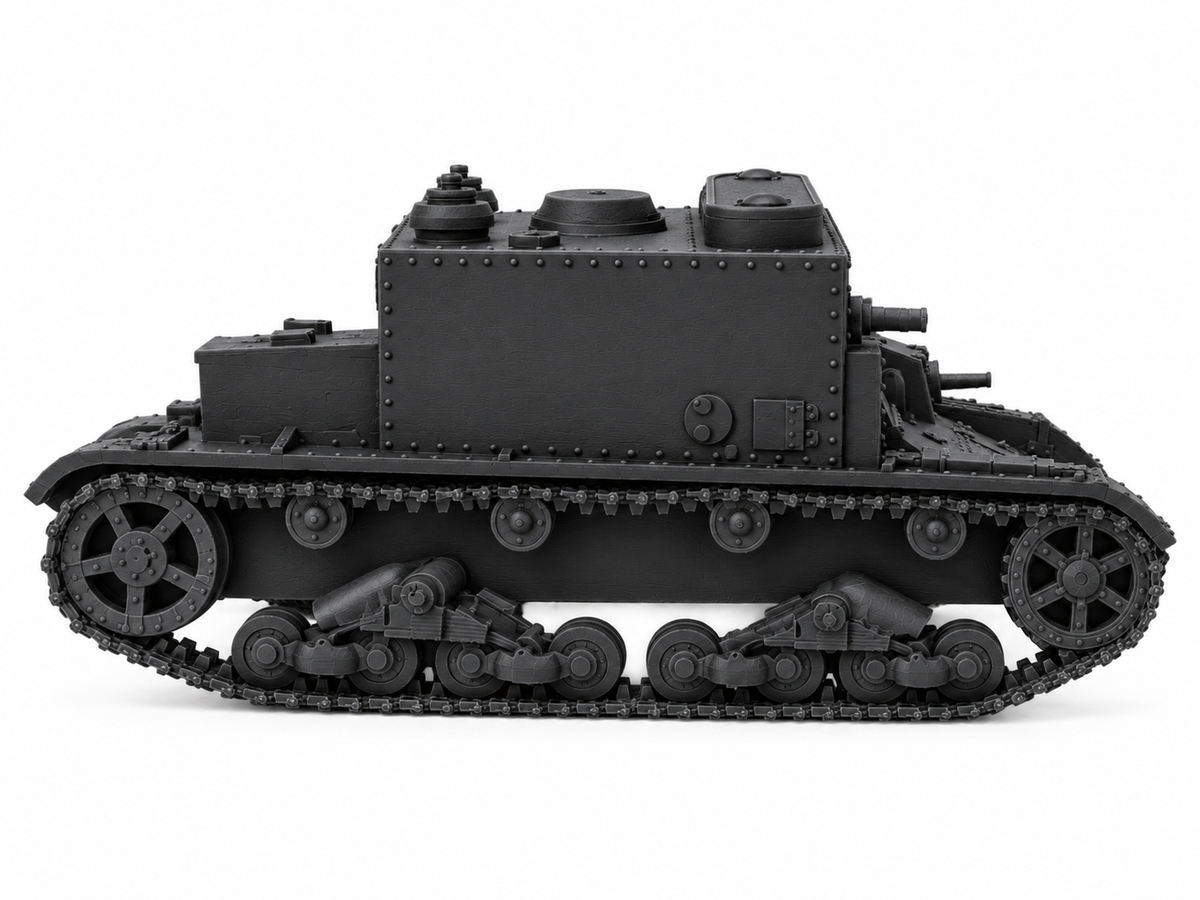 SSMODEL 1/72 1/144 Multi Scale TTs-26 T-26 Fuel tank Resin Model Kit TSS0076 — detail view 3