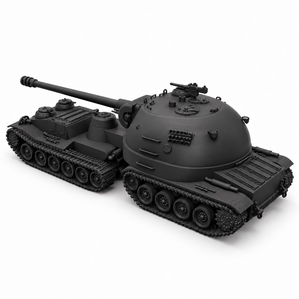SSMODEL1/72 1/144 Multi-Scale Super Heavy Semi-trailer Tank MODEL KIT TSS1440224