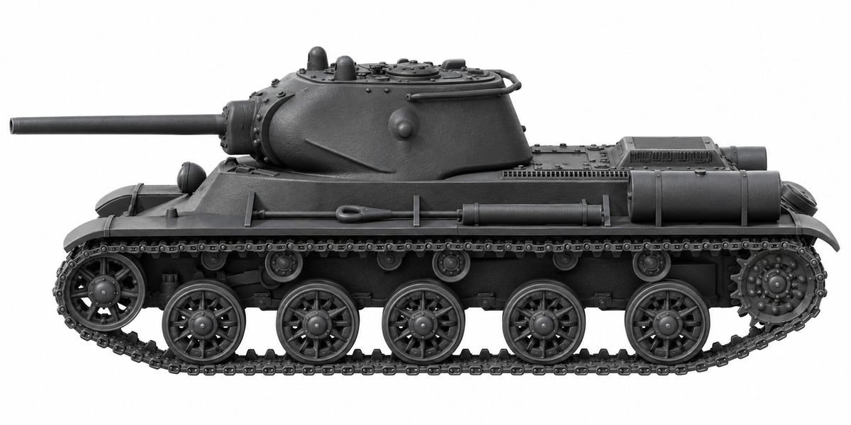 SSMODEL 1/72 1/144 Multi Scale KV-13 Soviet Tank Resin MODEL kit TSS0111 — detail view 3