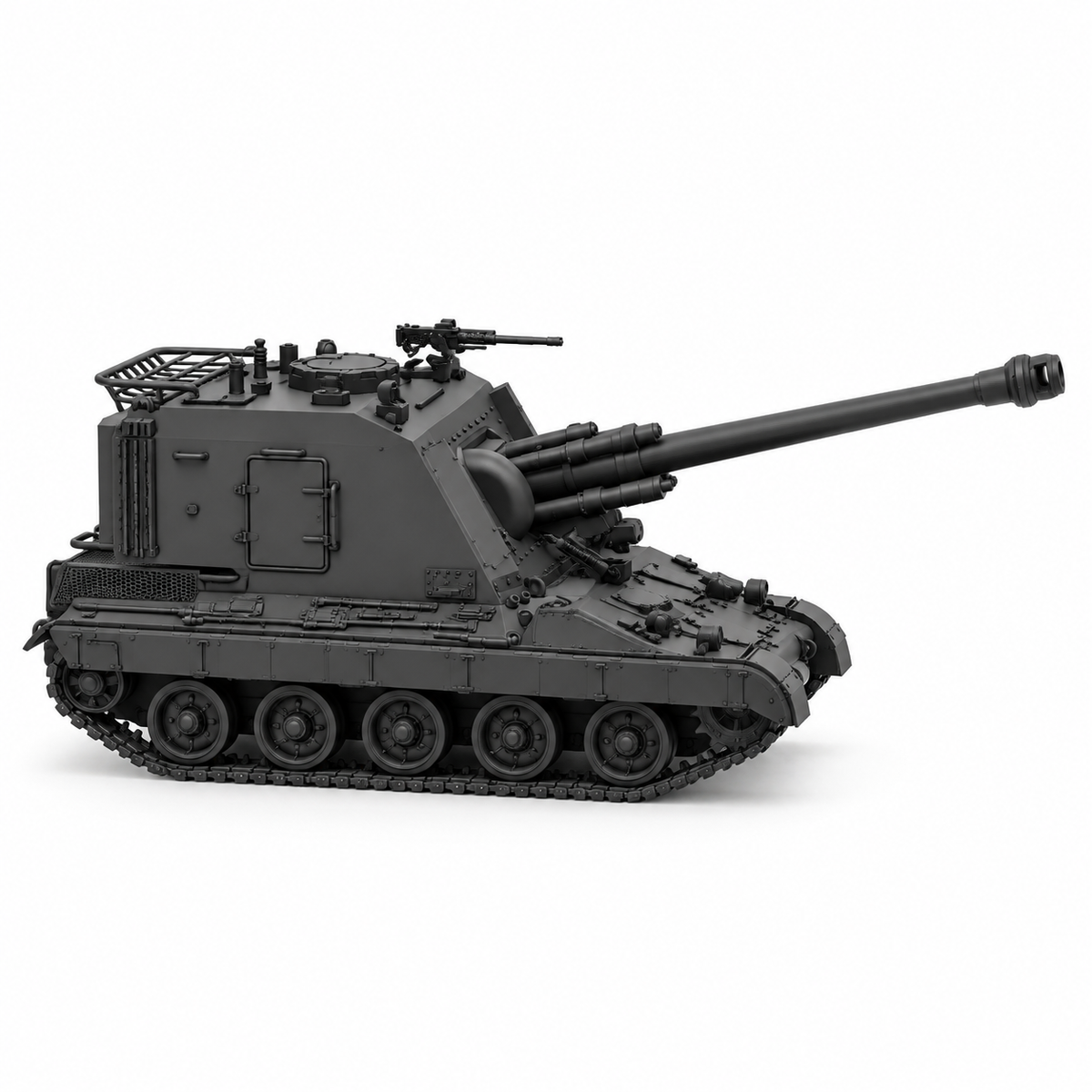 SSMODEL 1/72 1/144  AuF1 Frech self-propelled artillery tank MODEL kit TSS0358 — detail view 4
