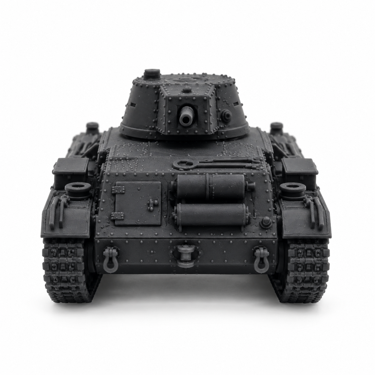SSMODEL 1/72 1/144 WW2 Polish 7TP jw Single Turret Tank Resin Model Kit TSS1279 — detail view 2