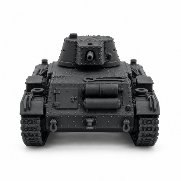 SSMODEL 1/72 1/144 WW2 Polish 7TP jw Single Turret Tank Resin Model Kit TSS1279