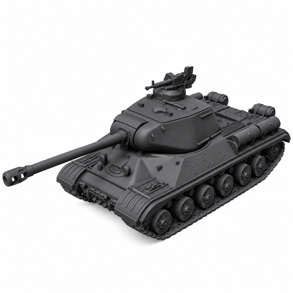 SSMODEL 1/72 1/144 Multi Scale IS-2M Tank Resin MODEL kit TSS0025