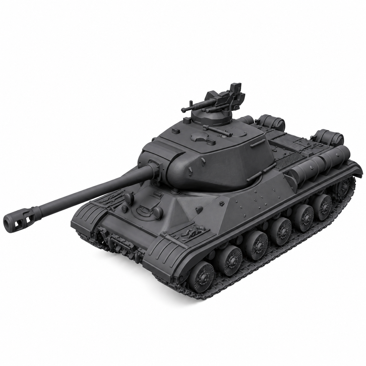 SSMODEL 1/72 1/144 Multi Scale IS-2M Tank Resin MODEL kit TSS0025 — scale model kit
