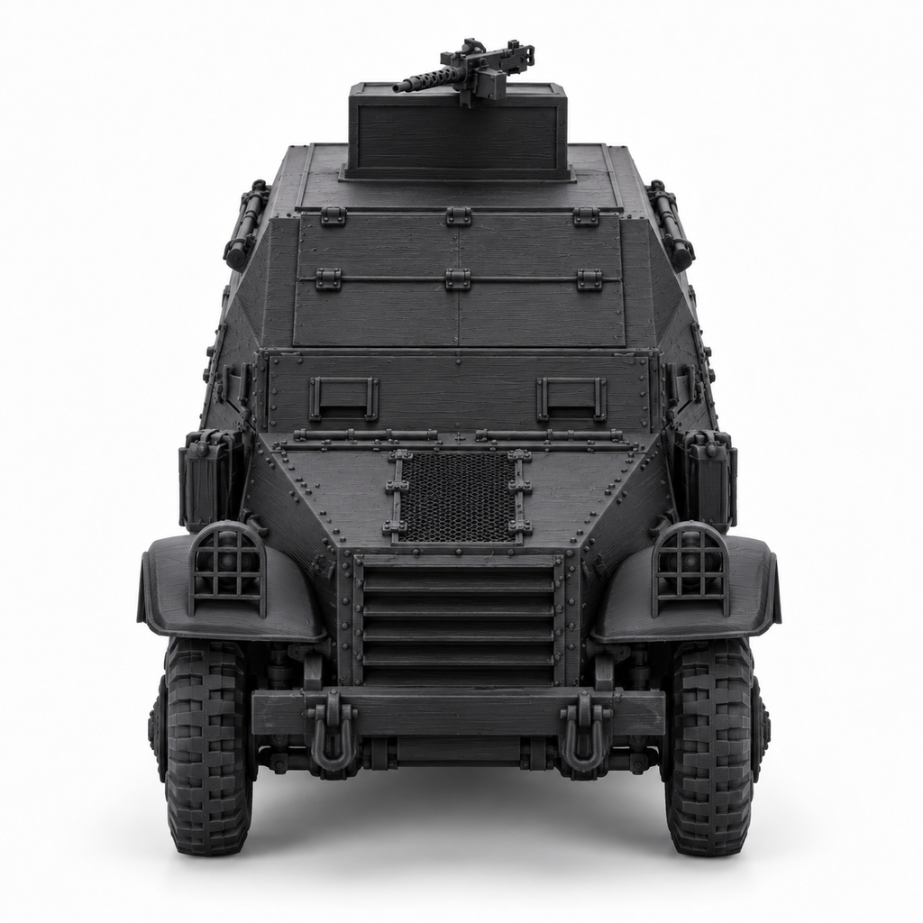 SSMODEL 1/72 1/144 WWII US M3 Half-track Command Version Resin Model Kit TSS0881