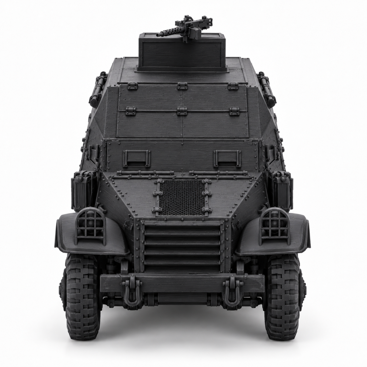 SSMODEL 1/72 1/144 WWII US M3 Half-track Command Version Resin Model Kit TSS0881 — detail view 2