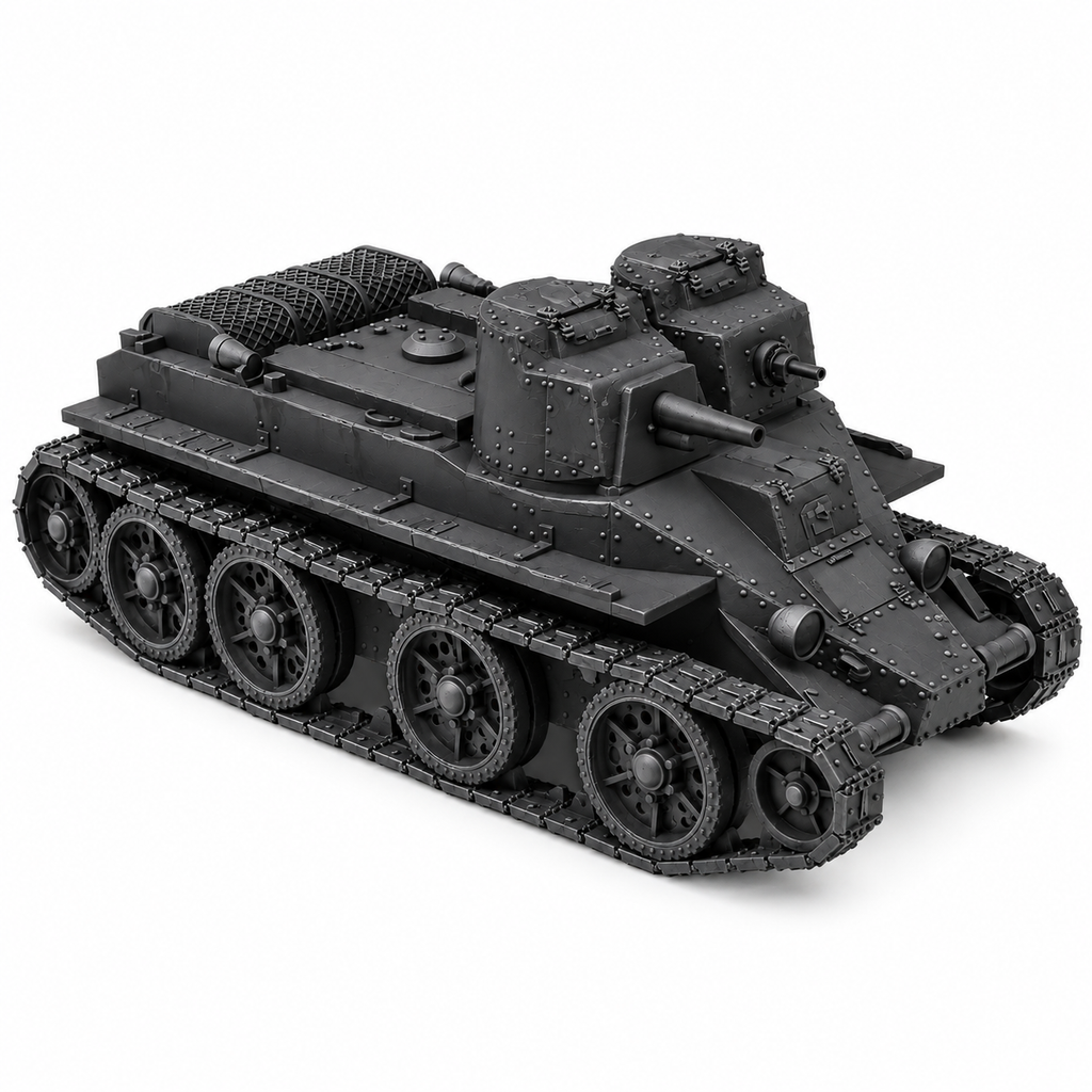 SSMODEL 1/72 1/144 Multi Scale BT4 Soviet fictional light tank Model Kit TSS0160