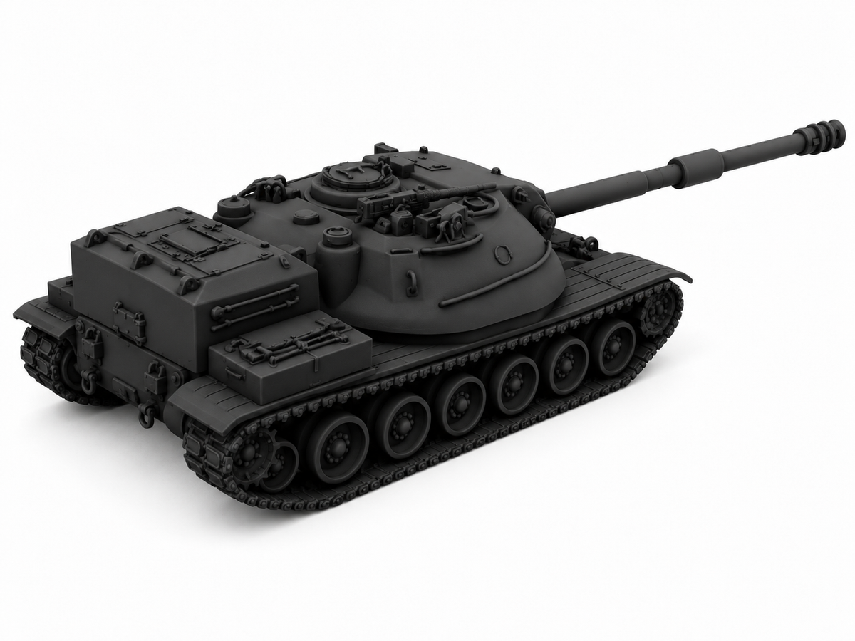 SSMODEL1/72 1/144 Multi-Scale XM66F American experimental TANK MODEL KIT TSS0233 — detail view 4