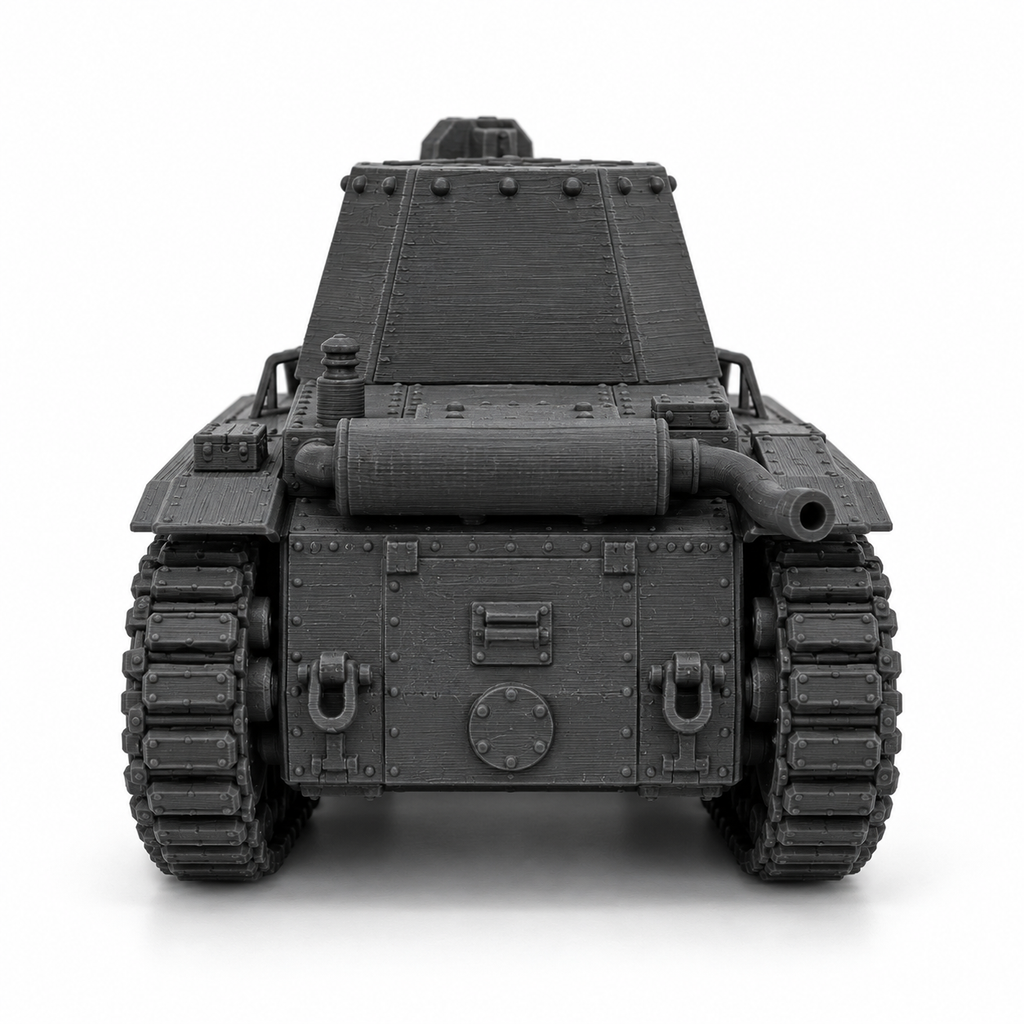 SSMODEL 1/72 1/144 10.5cm leFH18/3 Geschutzwagen B2 Tank Resin MODEL KIT TSS0738