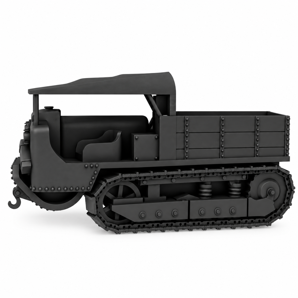 SSMODEL 1/72 1/144 Multi Scale CD Artillery Tractor Resin MODEL KIT TSS1430 — detail view 4