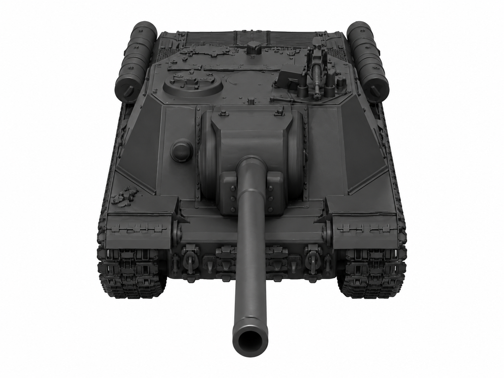 SSMODEL 1/72 1/144 Multi Scale ISU-122BM ISU-122-1 Tank Resin MODEL kit TSS0031