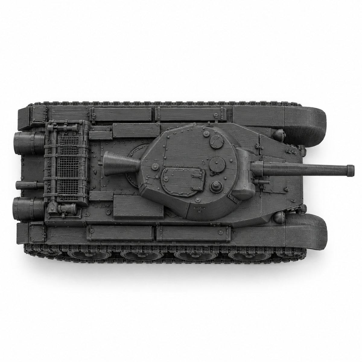 SSMODEL 1/72 1/144 Multi Scale BT-7-203Soviet Fictional Light Tank MODEL TSS0483 — detail view 5