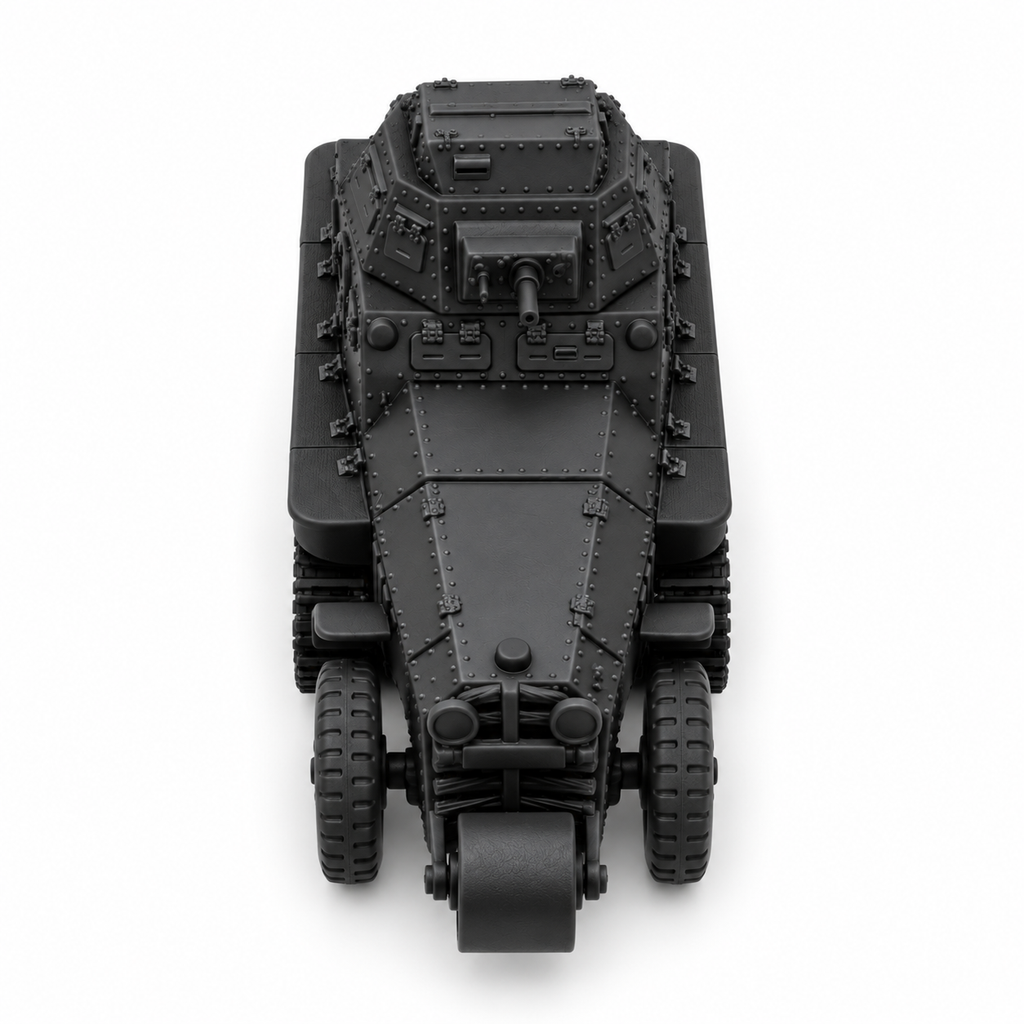 SSMODEL 1/72 1/144 AMC P16 French WWII Armoured Half-Track Resin Model  TSS1575