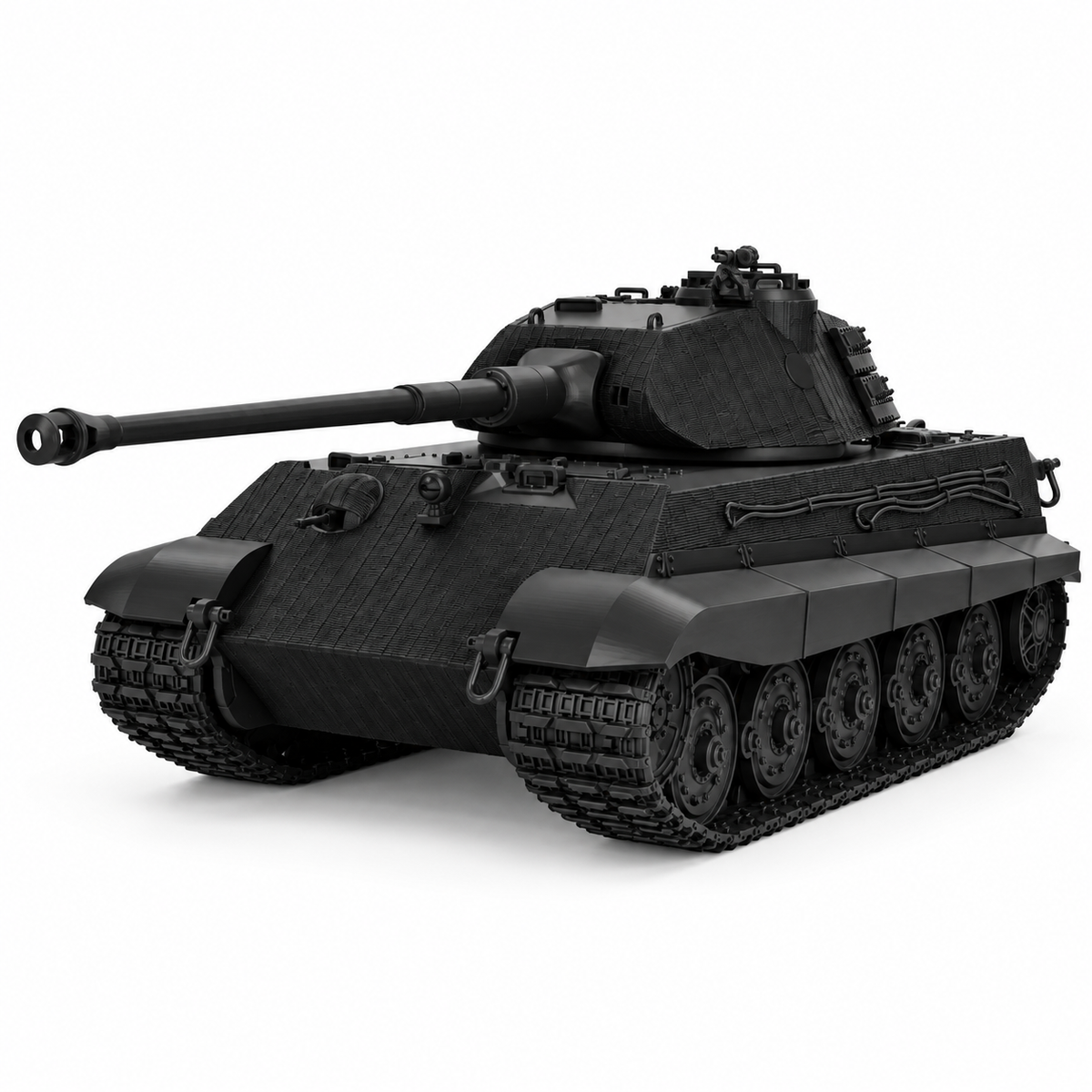 SSMODEL 1/72 1/144 Tiger II Ausf.B Zimmerit P turret Resin MODEL KIT TSS0989 — detail view 7