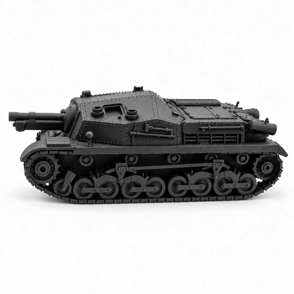 SSMODEL 1/72 1/144 Multi-Scale WWII Hungarian 43M Zrinuy II SPG Model TSS1205