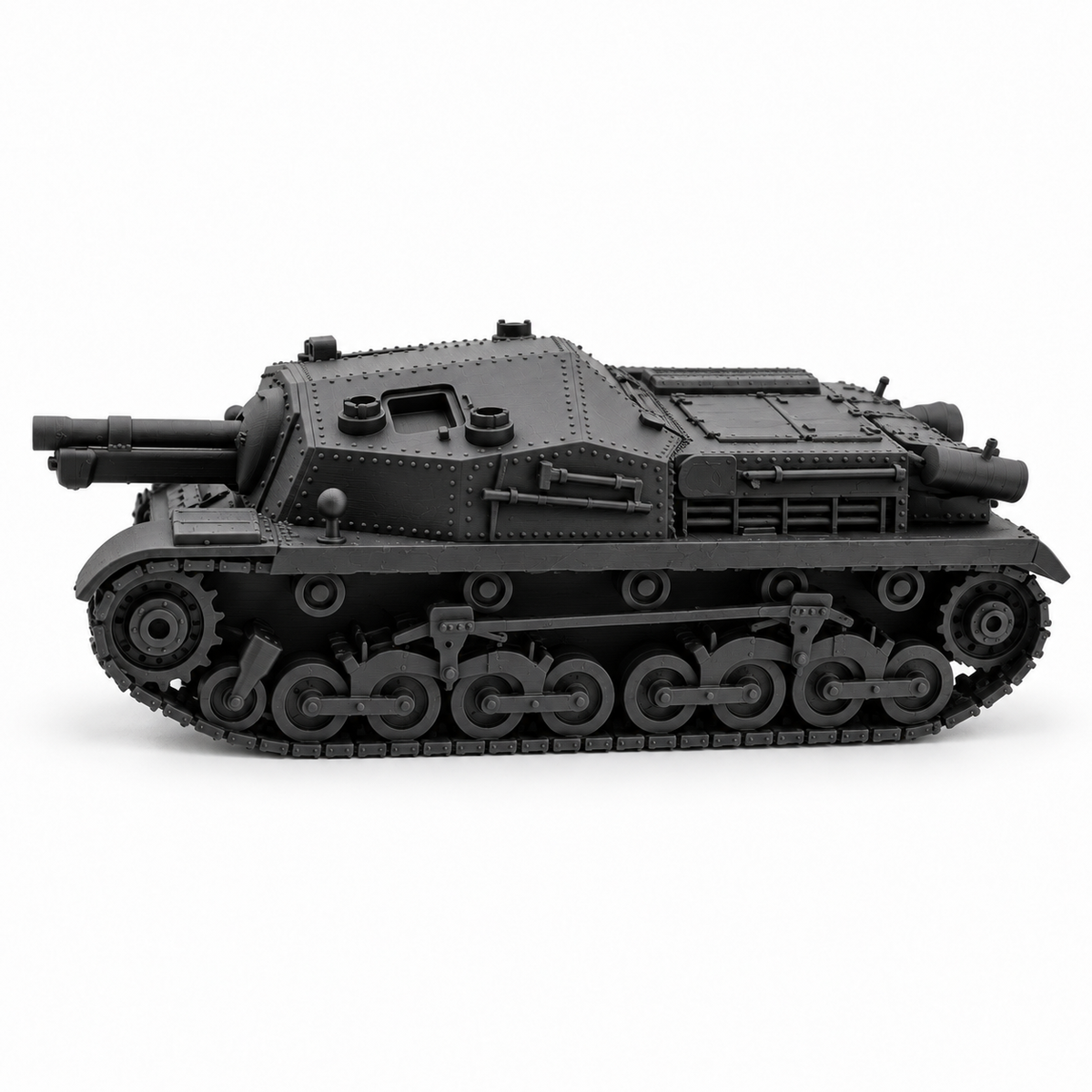 SSMODEL 1/72 1/144 Multi-Scale WWII Hungarian 43M Zrinuy II SPG Model TSS1205 — detail view 3