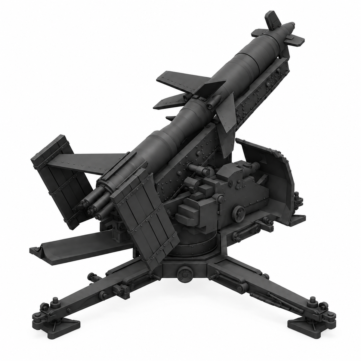 SSMODEL 1/72 1/144 Rheintochter R1 German AA-missile Resin MODEL KIT TSS0441 — detail view 4