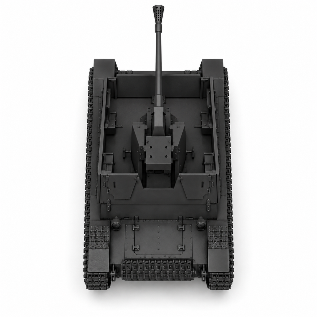 SSMODEL 1/72 1/144 Flakpanzer IV 3.7cm Flak43 Mobelwagen Resin Model Kit TSS1485