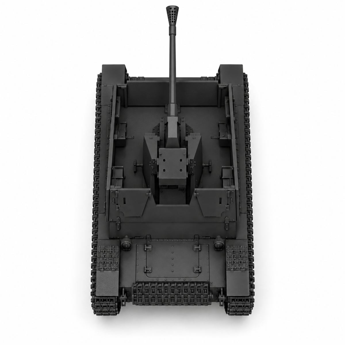 SSMODEL 1/72 1/144 Flakpanzer IV 3.7cm Flak43 Mobelwagen Resin Model Kit TSS1485 — detail view 5