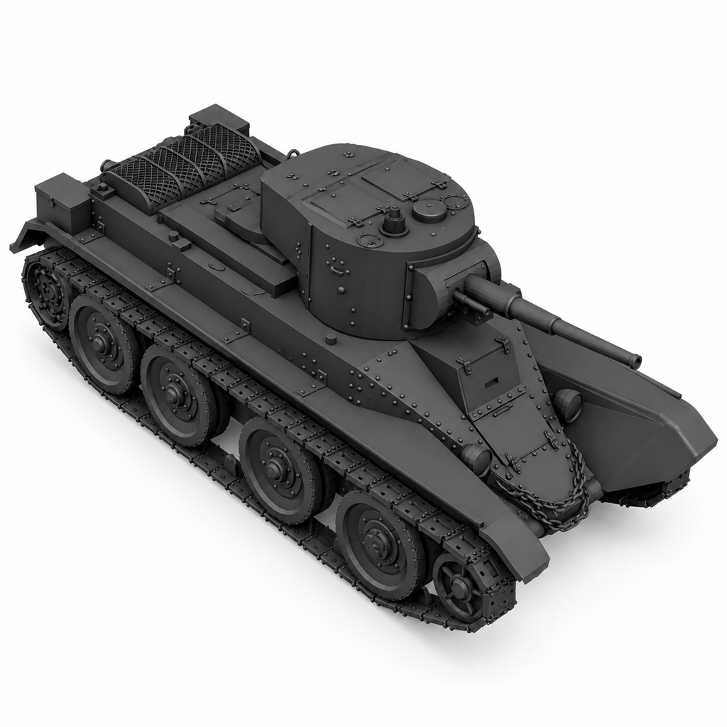 SSMODEL1/72 1/144 Multi Scale BT-5 late Tank Resin Model Kit TSS0575