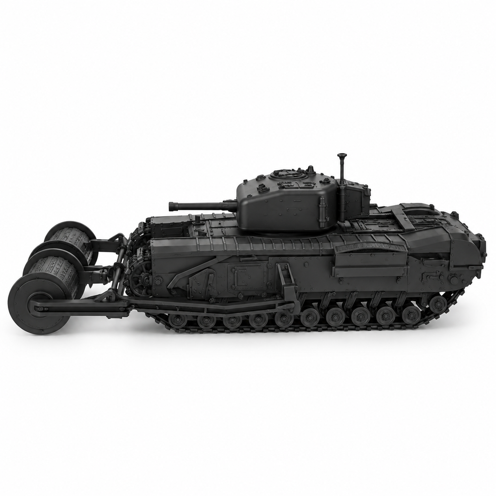SSMODEL 1/72 1/144 Churchill AVRE Mk.IV Bobbins TypeB UK Resin MODEL KIT TSS0799