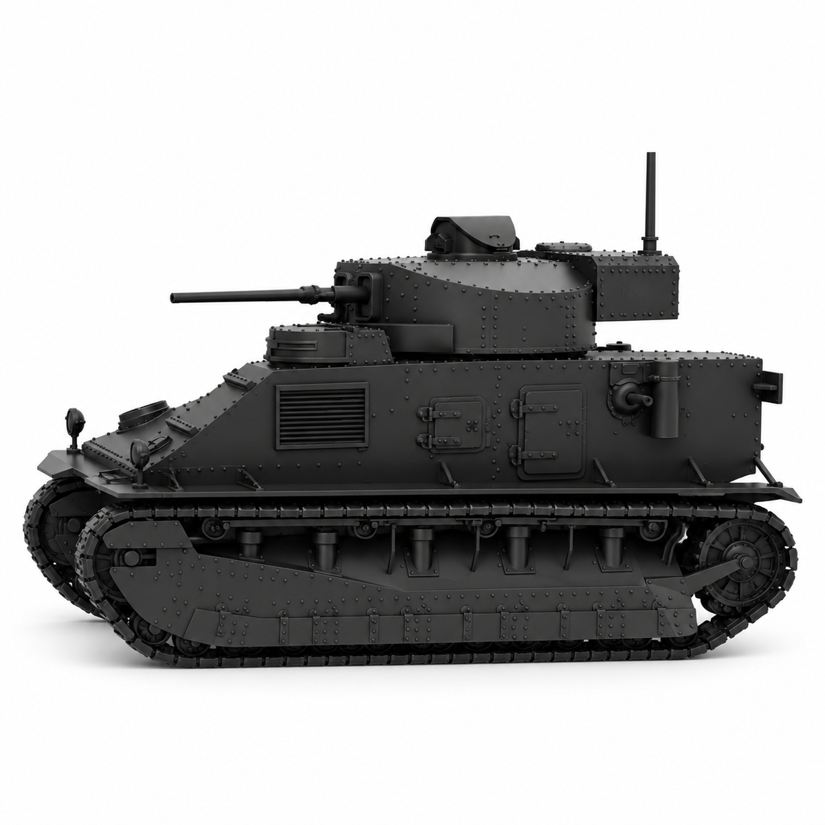 SSMODEL 1/72 1/144 Multi Scale Vickers Medium Tank Mk.II UK Resin MODEL TSS1403 — detail view 4