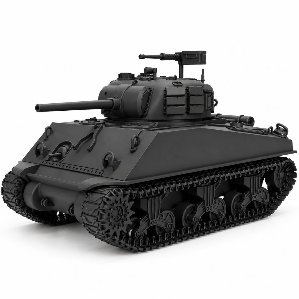 SSMODEL 1/72 1/144 Multi Scale Sherman M4A3 75mm US Resin MODEL KIT TSS0954