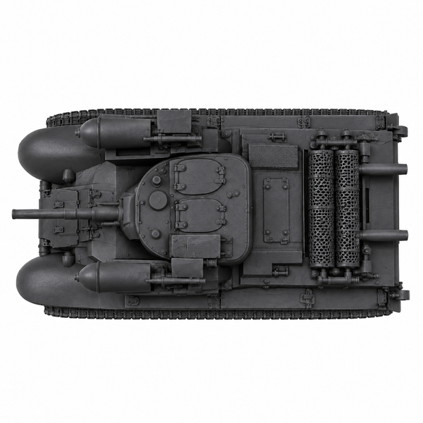 SSMODEL 1/72 1/144 Multi Scale RBT-7 Soviet fictional tank resin model TSS0524