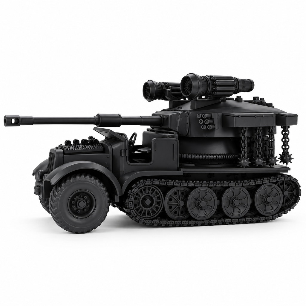 SSMODEL 1/72 1/144 Sd.Kfz.6/3 7.62cm Pak 36 Diana Sci-Fi Resin Model Kit TSS1576