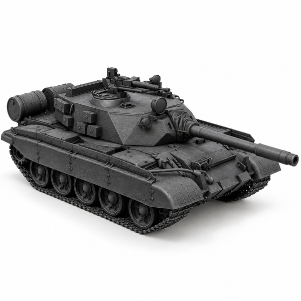 SSMODEL 1/72 1/144 T-55-100 fictional Cuban Coldwar tank MODEL kit TSS0481