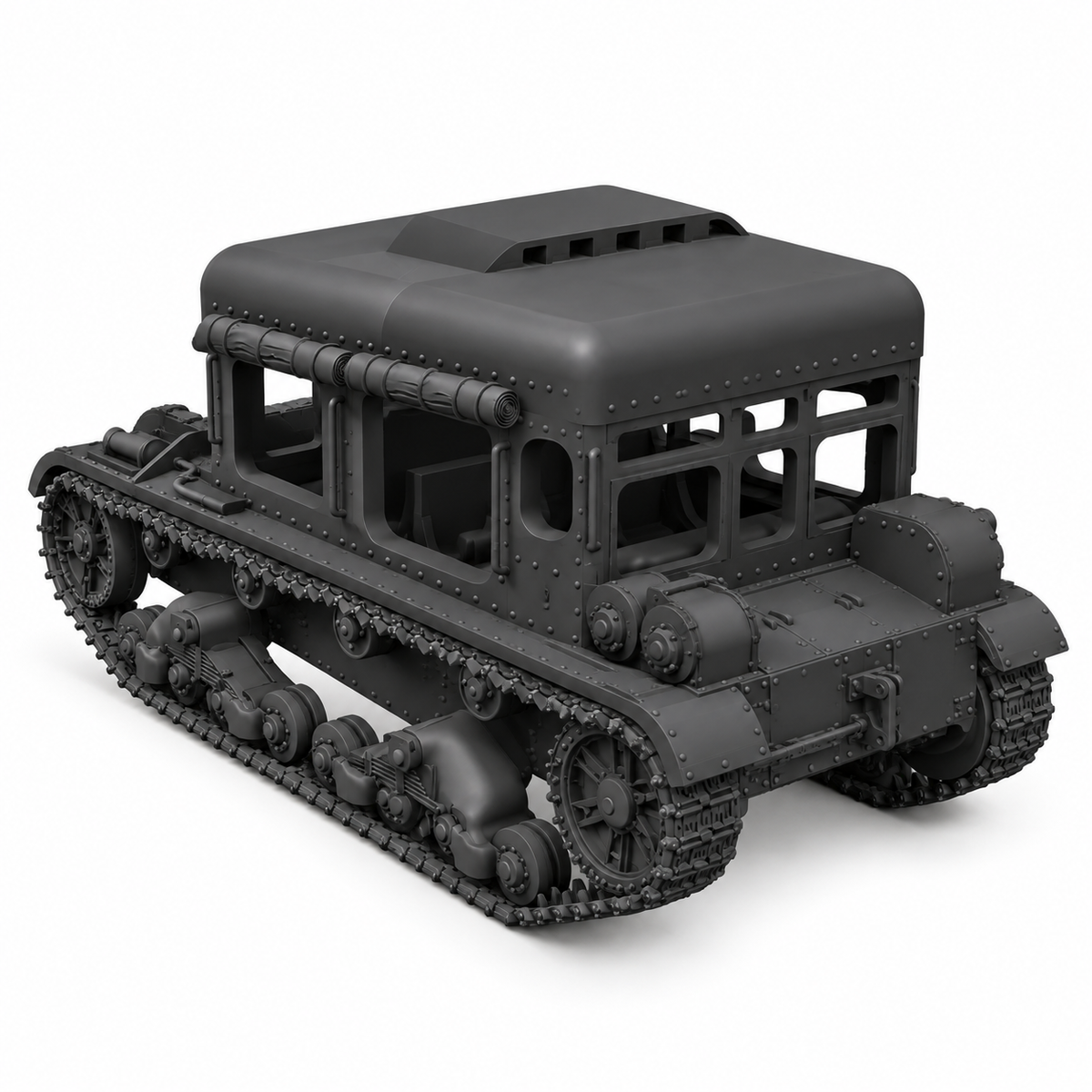 SSMODEL 1/72 1/144 Multi Scale C7P Tank Resin MODEL kit TSS0309 — detail view 4