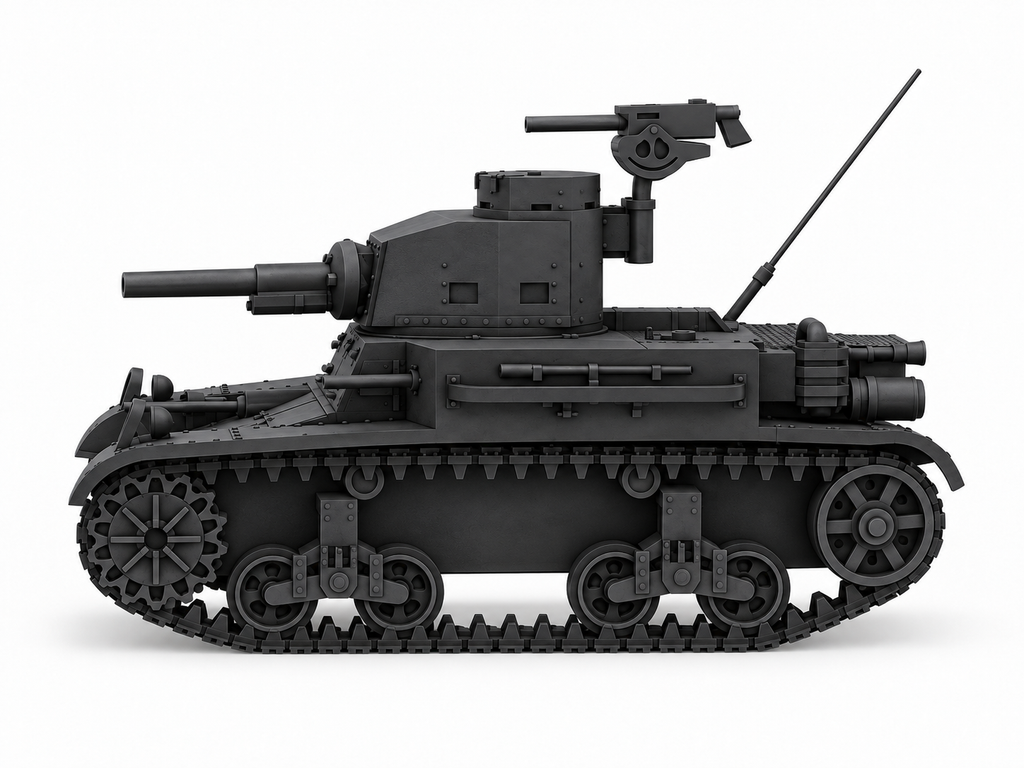 SSMODEL 1/72 1/144 Multi Scale Light Tank M2A4 US WW2 Tank MODEL kit TSS1301