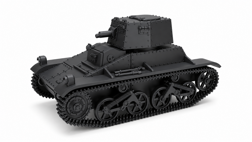 SSMODEL 1/72 1/144 Multi Scale Vickers Light Dutchman M1936 Tank MODEL TSS1190