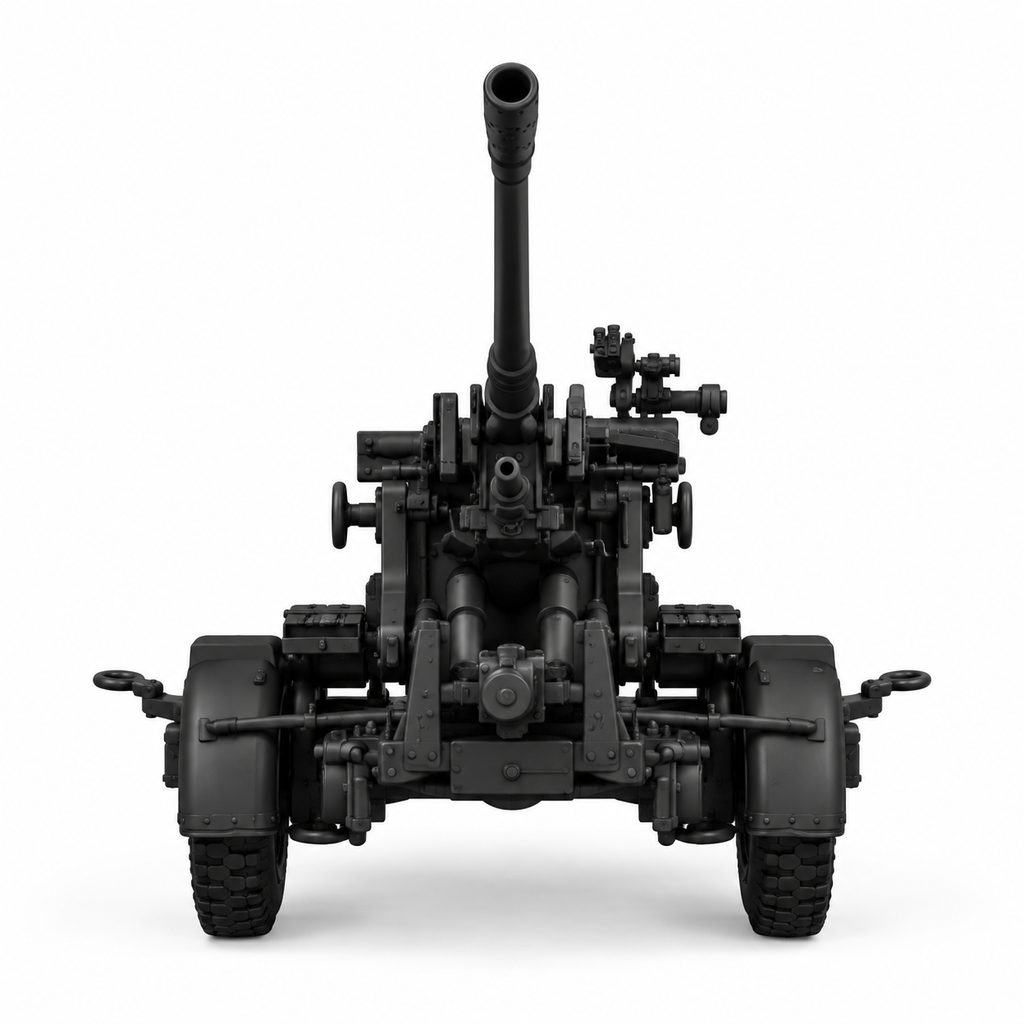 SSMODEL 1/72 1/144 AA-gun 2cm Flak30 on wheels on cross Gunner Resin KIT TSS1446