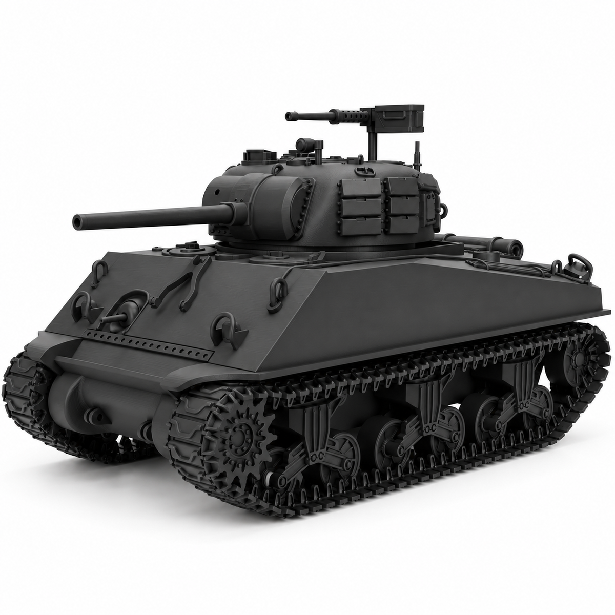 SSMODEL 1/72 1/144 Multi Scale Sherman M4A3 75mm US Resin MODEL KIT TSS0954 — detail view 14