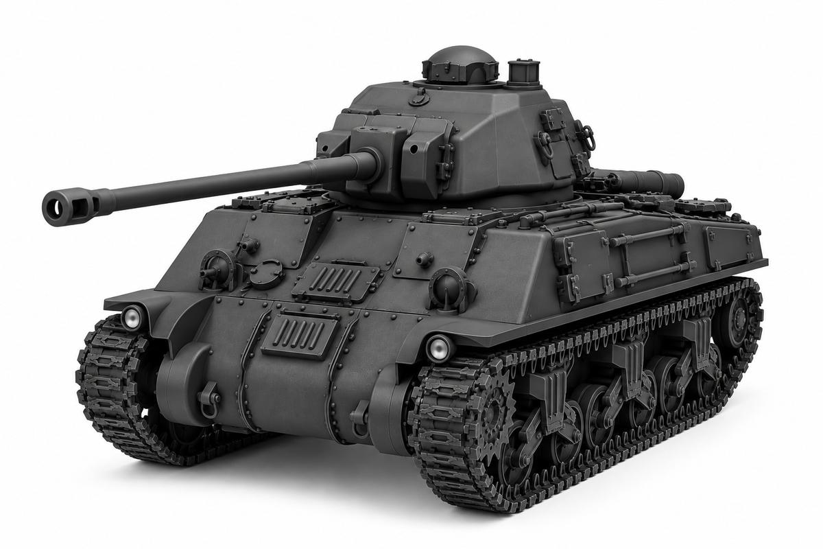 SSMODEL 1/72 1/144 Multi Scale Cavalry Tank Somua S35 France Resin MODEL TSS0956 — detail view 10